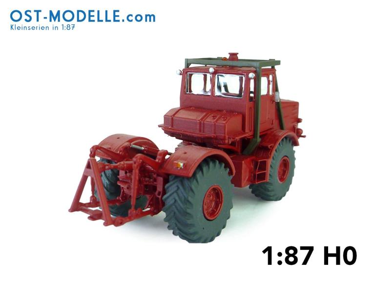 Preview: Traktor Kirovets K700 rot mit Motorverkleidung Überrollbügel